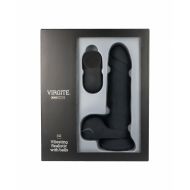 Realistické dildo Virgite R16 Čierna 16 cm