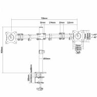 Držiak monitoru Equip 650115 13"-27"