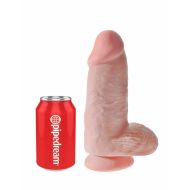 Realistické dildo Pipedream King Cock PVC Ø 7,6 cm