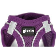 Postroj pre psa Gloria Trek Star 32,8-35,4 cm 45-47 cm Purpurová M