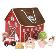 Playset Woomax Farma 9 Kusy 4 kusov 19 x 18 x 19 cm