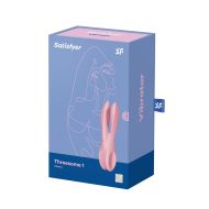 Vibrátor na stimuláciu bodu G Satisfyer Threesome 1 Ružová