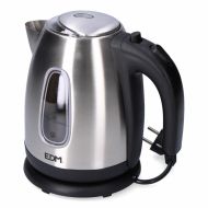 Kanvica EDM 07656 Kettle Čierna Nerezová oceľ 2200 W 1,7 L