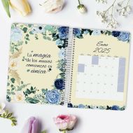 Agenda Finocam CLOE A5 15,5 x 21,2 cm 2025 Kvetinový