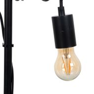 Stolná lampa Čierna Béžová Drevo Železo 220 -240 V 16 x 13 x 52 cm