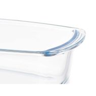 Kuchynská misa S úchytkami Transparentná Borokremičité sklo 1,6 L 27 x 7,2 x 14 cm (12 kusov)