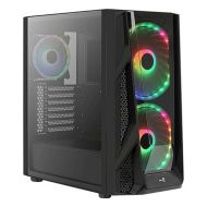 Micro Tower Case ATX / Mini ITX / ATX Aerocool ACCM-PB20033.11 RGB USB 3.0 Ø 20 cm Čierna