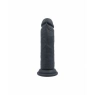 Realistické dildo Virgite R11 Čierna 14,4 cm