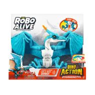 Dinosaurus Zuru Robo Alive: Dino Action Pterodactyl Celeste Skladacia figúrka