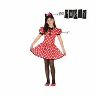 Kostým pre deti Minnie Mouse 26947 Červená Fantázia 5–6 rokov (2 Kusy)