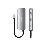 USB-C rozbočovač Urban Factory MHC55UF Sivá