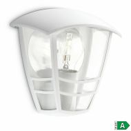 Nástenná Lampa Philips Creek 19,5 cm Biela Kov Aluminium A+ E27