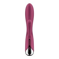 Vibrátor pre dvojicu Dual Stimulation Satisfyer Spinning Rabbit 1 Červená