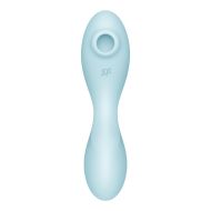 Sací stimulátor na klitoris Satisfyer Cruvy Trinity 5+ Modrá