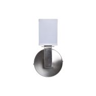 Nástenná lampa DKD Home Decor Striebristý Kov Polyester Biela 220 V 40 W (12 x 10 x 22 cm)