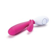 Vibrátor pre dvojicu Snuggle Dual Stimulation Lovelife by OhMiBod AT015 Biela/Ružová