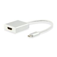 Adaptér USB-C na HDMI Equip 133452 Biela 4K Ultra HD