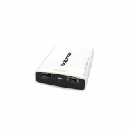 Powerbanka approx! APPPB78EVW 7800 mAh 2 x USB Micro USB 5 V 1-2 A Biela Čierna/Biela