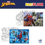 Detské puzzle Spider-Man Obojstranný 4 v 1 48 Kusy 35 x 1,5 x 25 cm (6 kusov)