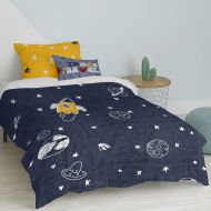 Sada poťahov na periny HappyFriday Mr Fox Starspace Viacfarebná 80 cm posteľ 2 Kusy