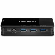 switch Trendnet TK-U404 USB Čierna