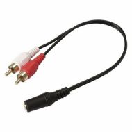 Kábel Audio Jack (3,5 mm) na 2 RCA PcCom