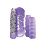 Klasické dildo NS Novelties Bonga Bunga Purpurová