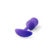 Fialový análny kolík Snug Plug 2 B-Vibe 96731 Purpurová