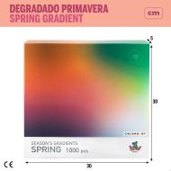 Puzzle Colorbaby Season's Gradients Spring 68 x 50 cm (6 kusov)