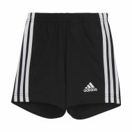 Športová súprava pre bábätká Adidas Three Stripes Čierna Biela