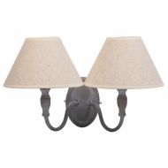 Nástenná lampa Alexandra House Living Biela Sivá 220-240 V 23 x 28 x 34 cm