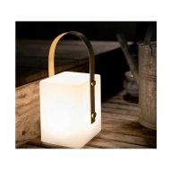 Stolná lampa Lumisky Tiky 10 x 10 x 25 cm Biela Gaštanová Bambus Plastické