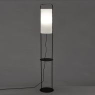 Stolná lampa Čierna Kov 60 W 220-240 V 22 x 22 x 150 cm