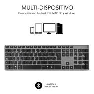 Bezdrôtová klávesnica Subblim SUB-KB-3ADE301 Sivá Španielska Qwerty QWERTY Bluetooth 3.0