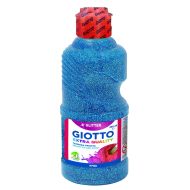 Tempera Giotto Glitter Modrá 250 ml (8 kusov)