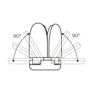 Led baterka EDM 98907 Leaf 30 W 200 W E27 3000 lm 35 x 11,2 cm Viacsmerová (6500 K)