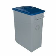 Odpadkový kôš na recyklovanie Denox 65 L Modrá (2 kusov)