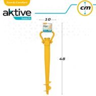 Kolík na slnečník Aktive Pláž Plastické 10 x 43 x 5,5 cm (24 kusov)