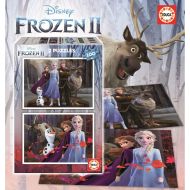 Sada 2 puzzle Frozen Believe 40 x 28 cm 100 Kusy