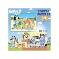 Sada 2 puzzle Bluey Drevo 50 Kusy