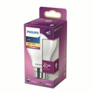 Led baterka Philips 8718699762476 Biela F 40 W B22 (2700 K)