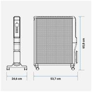 Žiarič Universal Blue 4020B UCRM9004 Čierna 2000 W