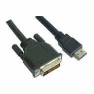 Kábel HDMI na DVI NANOCABLE 10.15.0502 1,8 m Čierna 1,8 m