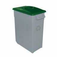 Odpadkový kôš na recyklovanie Denox 65 L zelená (2 kusov)