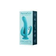 Vibrátor pre dvojicu Dual Stimulation FemmeFunn Pirouette Tyrkysový