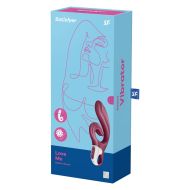 Vibrátor pre dvojicu Dual Stimulation Satisfyer Love me Červená