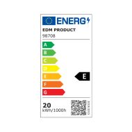 Led baterka EDM E 20 W E27 2100 Lm Ø 6,5 x 12,5 cm (6400 K)