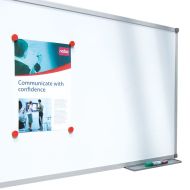 Magnetická tabula Nobo Basic 90 x 60 cm Biela Striebristý Aluminium Oceľ