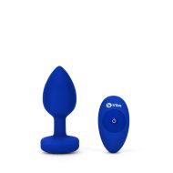 Vibrator B-Vibe Vibrating Jewel Modrá Námornícka modrá L/XL