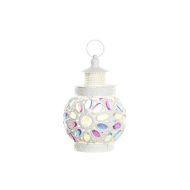 Stolná lampa DKD Home Decor Kov Biela Viacfarebná 220 V 50 W 19 x 19 x 33 cm